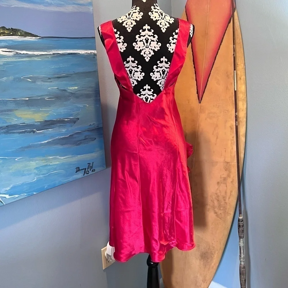 ❤️VTG Victoria’s Secret,Slip Nightie,One-Side Ruffle,Gorgeous,EUC-Firm Price,S